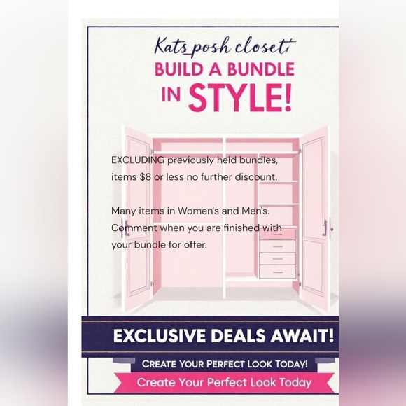 Build A Bundle Of 3 Items Or More Items Over $8 Will Be 50% Off. Mens Or Womens - Picture 1 of 3